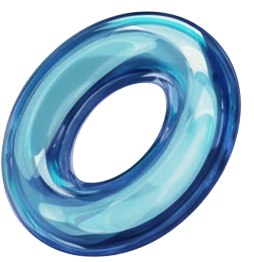 decor ring sky blue